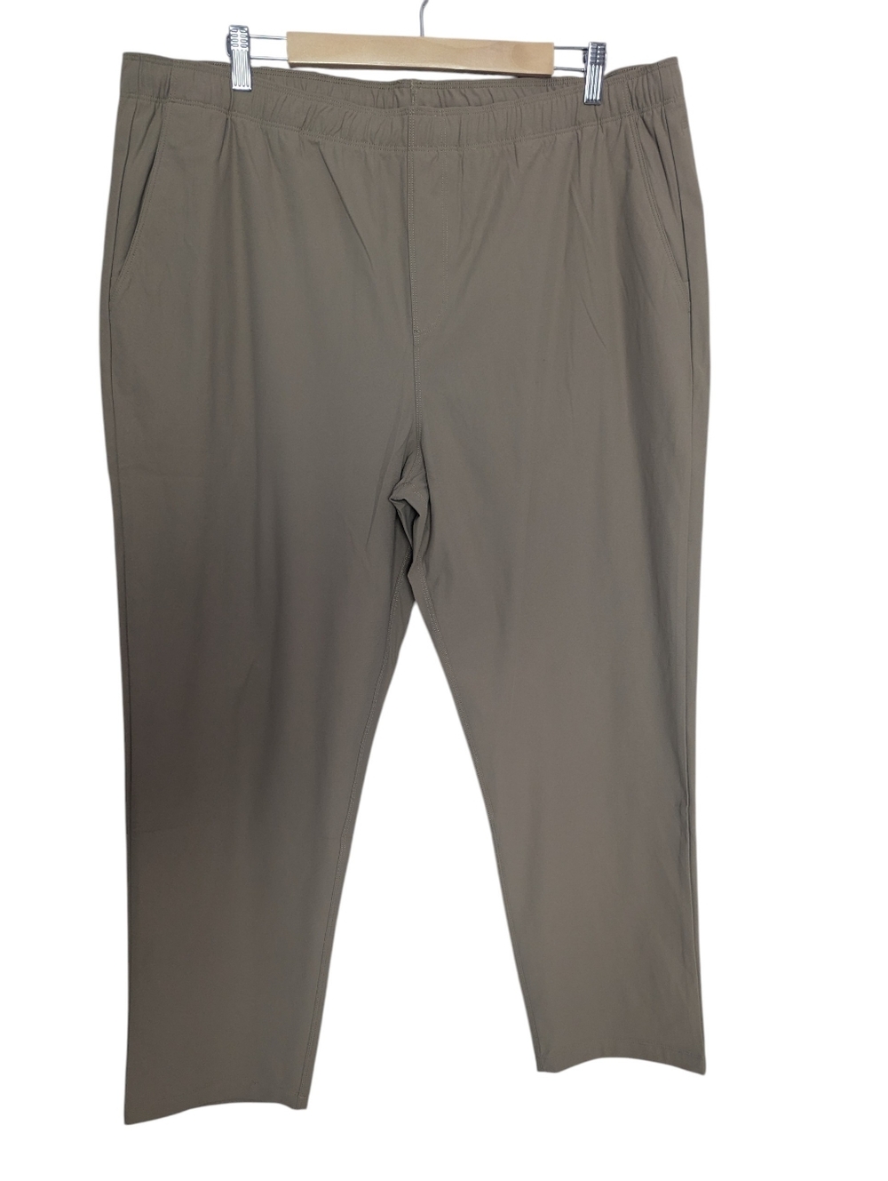FABLETICS Men's  Elastic Drawstring Waist  Pants - Tan XXL